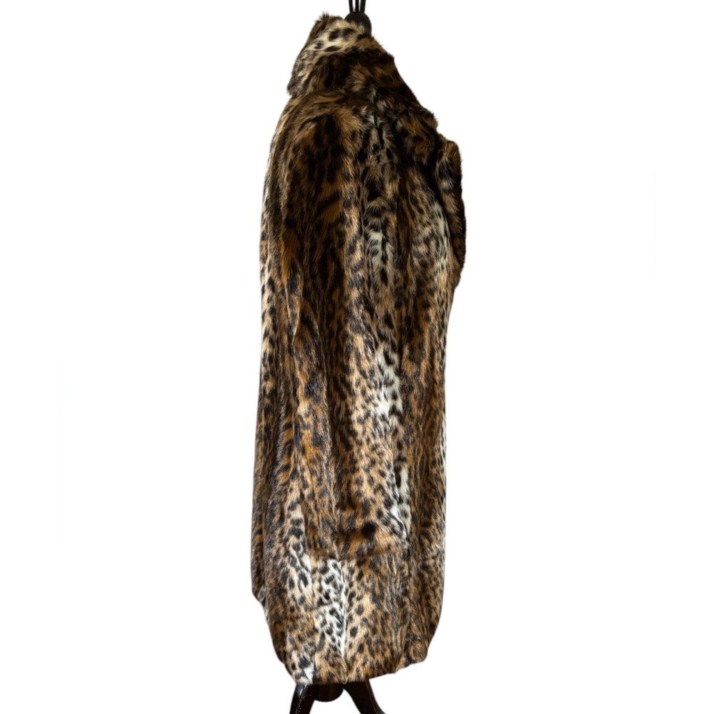 W BY WORTH Faux Leopard Coat NWT IN MEDIUM - Picture 5 of 11